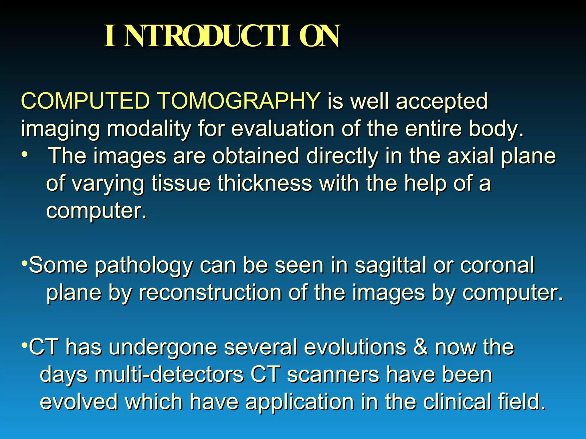 CT ITS BASIC PHYSICS | PPT
