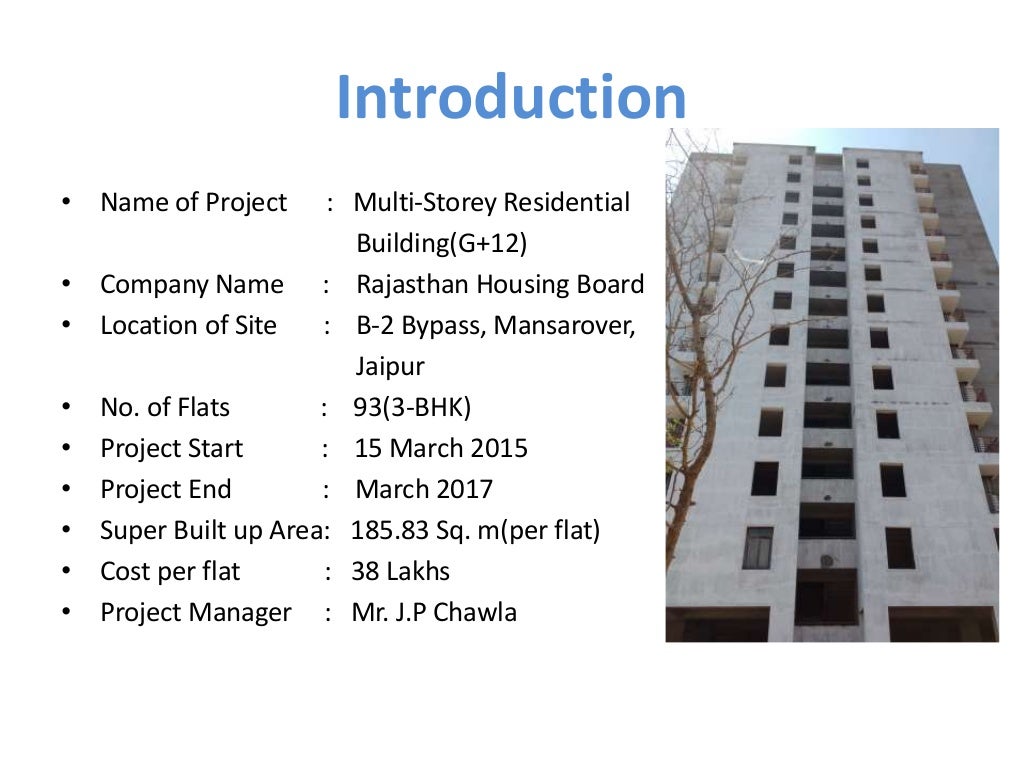 presentation on residential building
