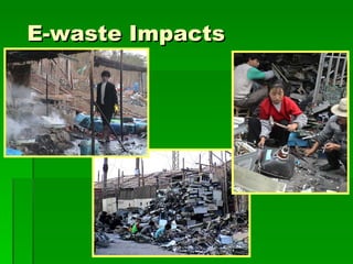 E-waste Impacts
 