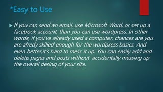 simple basic wordpress ppt .pptx