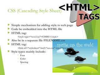 ppt on html And c++ | PPT | Web Design and HTML | Internet