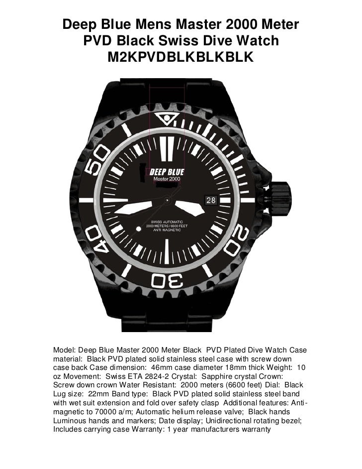 deep blue mens master