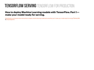 Deploying deep learning models with Docker and Kubernetes | PDF