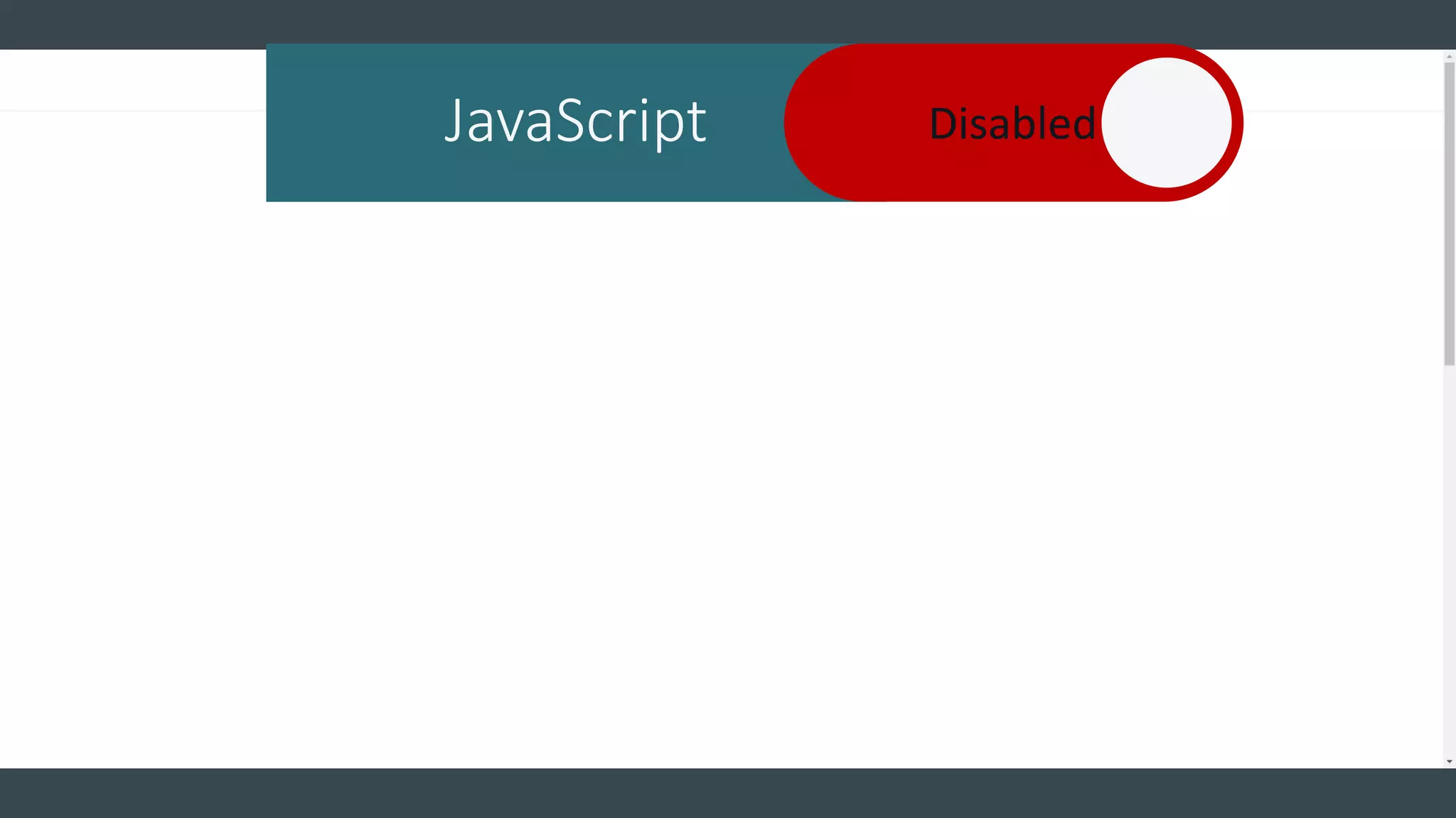JavaScript Disabled
 