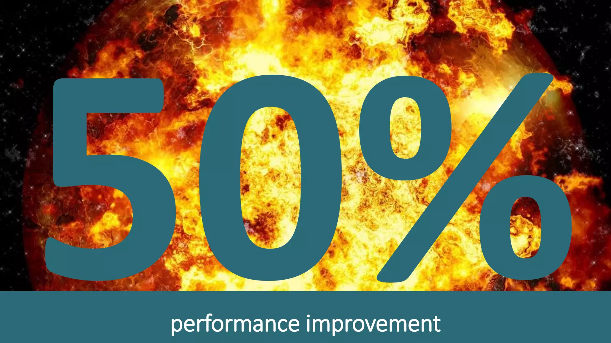 performance improvement
 