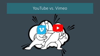 YouTube vs. Vimeo
 