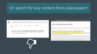 Or search for any content from jsseo.expert
 