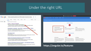 Under the right URL
https://angular.io/features
 