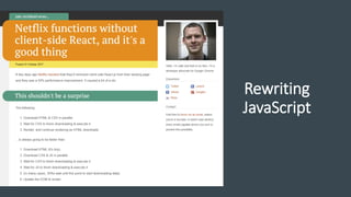 Rewriting
JavaScript
 