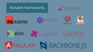 Notable frameworks
 