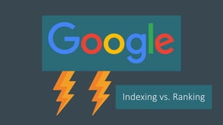 Indexing vs. Ranking
 