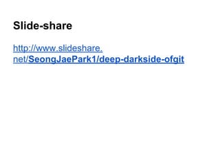 FAQ #1
How Git Make-up Working Directory?
 