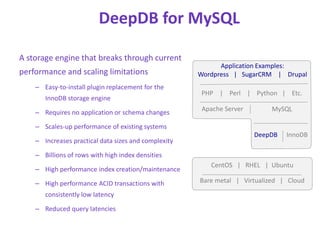 Best storage engine for MySQL