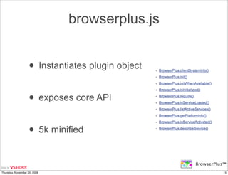 BrowserPlus - The Gory Details | PDF