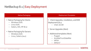 Deep Dive: a technical insider's view of NetBackup 8.1 and NetBackup ...