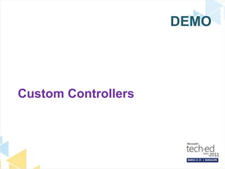 DEMOCustom Controllers
