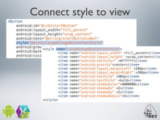 Connect style to view

 