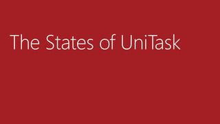 The States of UniTask
 