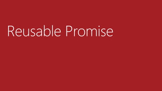 Reusable Promise
 