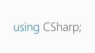 using C
 