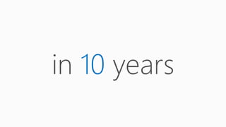 in 10 years
 