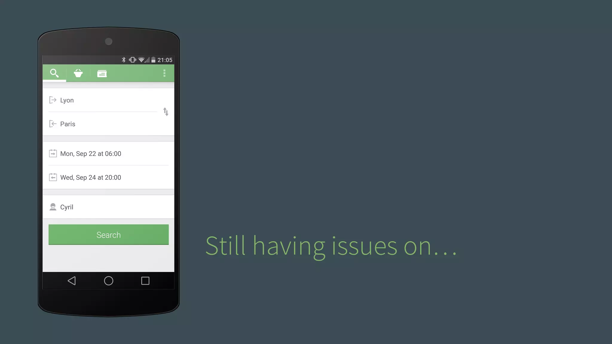 Still having issues on… 
 