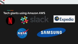 Tech giants using Amazon AWS
 