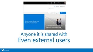 @valleelp
Anyone it is shared with
Even external users
 