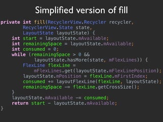 Deep Dive Into LayoutManager for RecyclerView | PDF