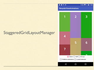 Deep Dive Into LayoutManager for RecyclerView | PDF