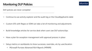 Deep dive into Microsoft Purview Data Loss Prevention | PPTX
