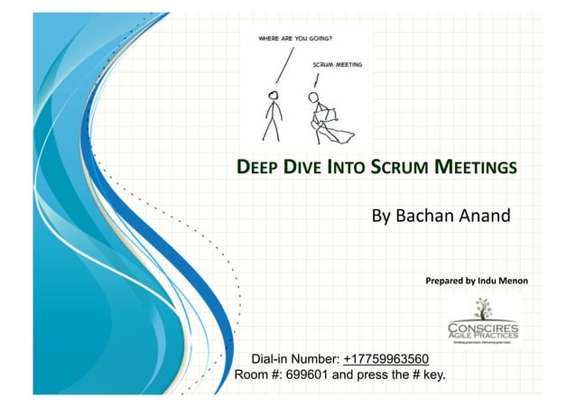 Deep dive into scrum meetings | PPT