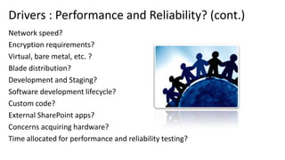 Drivers : Performance and Reliability? (cont.)
 