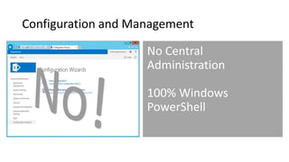 Configuration and Management
 