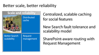 Better scale, better reliability
 
