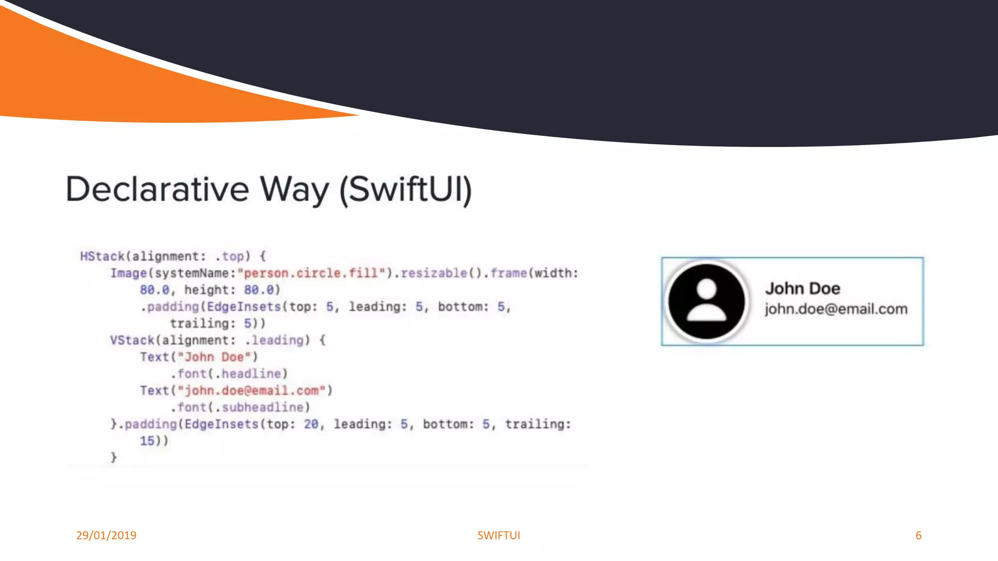 29/01/2019 SWIFTUI 6
 