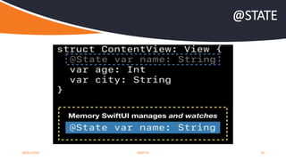 Deep dive into swift UI | PPTX