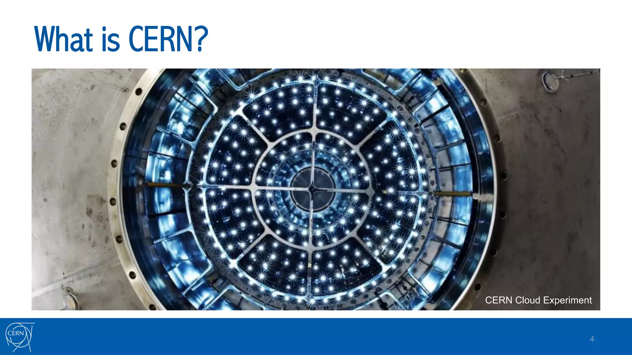What is CERN?
4
CERN Cloud Experiment
 
