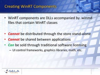 Deep Dive into WinRT | PPTX