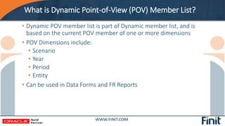 Deep dive on dynamic member lists | PPTX