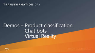 © 2019, Amazon Web Services, Inc. or its affiliates. All rights reserved.
 