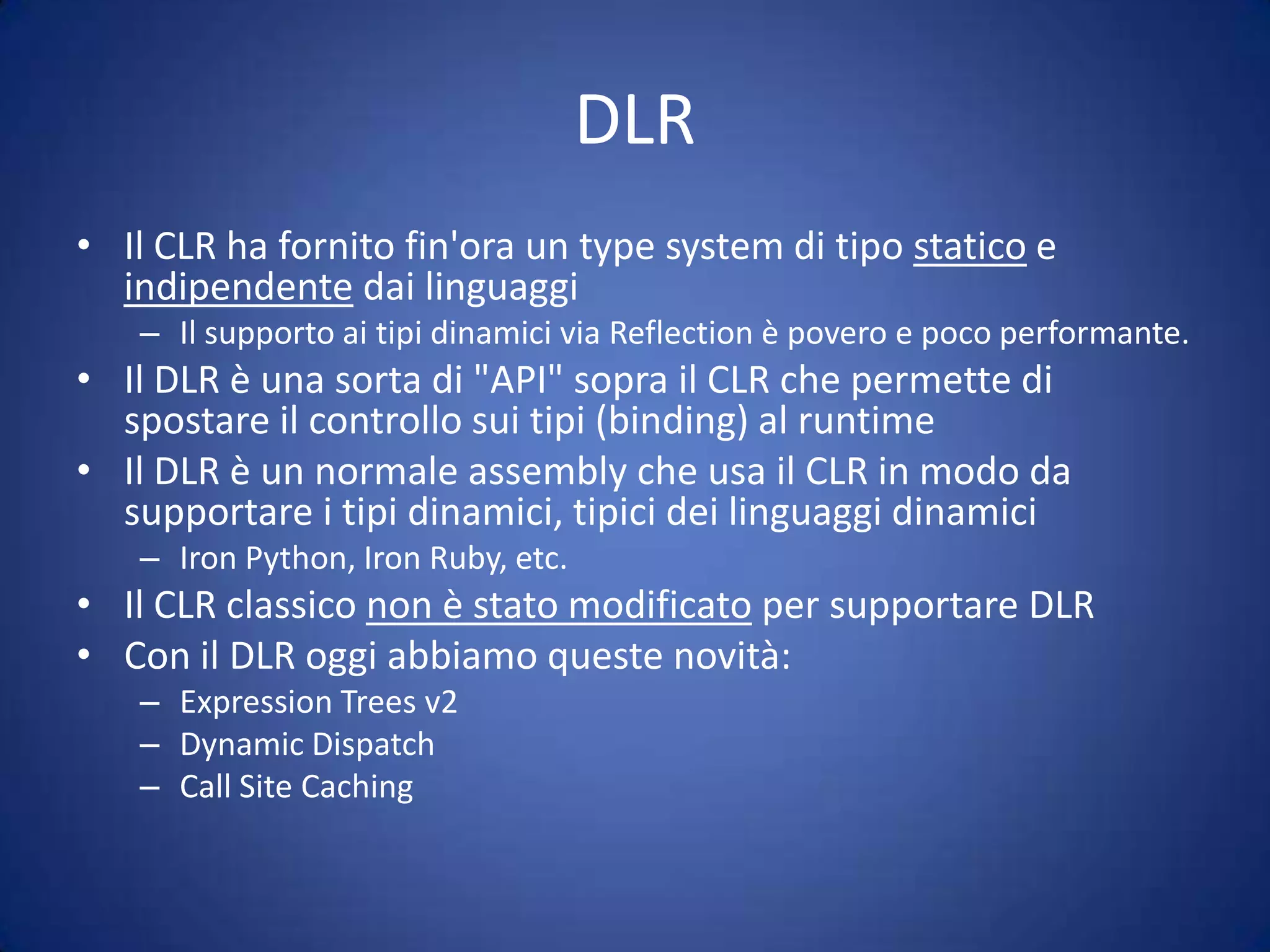 Il DLR