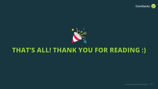 The State of Decentralized Perpetuals
THAT’S ALL! THANK YOU FOR READING :)
23
 