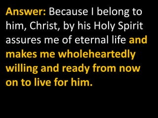 John 10:14I am the good shepherd; I know my sheep.  John 10:28I give them eternal life, and they shall never perish; no one will snatch them out of my hand. 