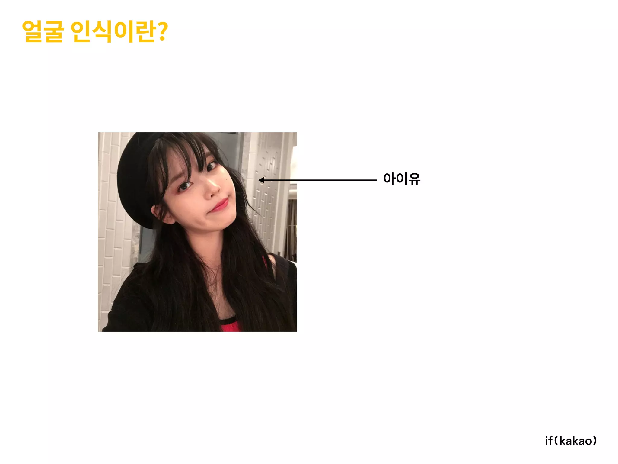 얼굴 인식이란?
 
