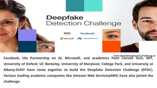 DeepFake ppt- detection system and ppt on deepfake media | PPTX