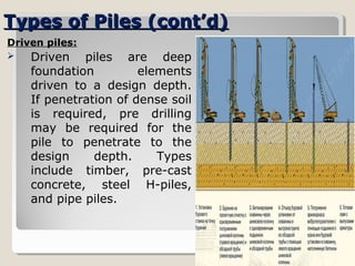 Deep foundation.types and design | PPT