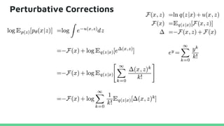 Perturbative Corrections
 