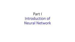 Neural network basic and introduction of Deep learning | PPTX