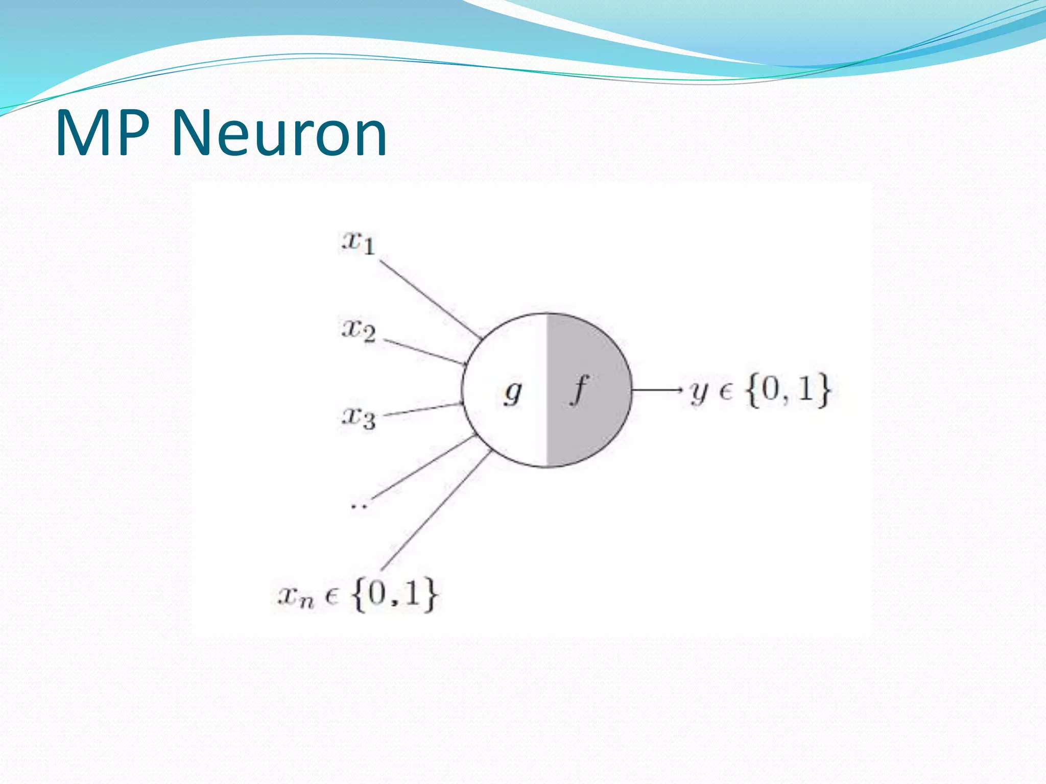 MP Neuron
 